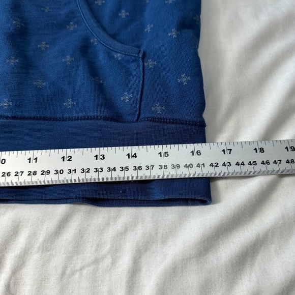 G-Star RAW Originals Women's Long Sleeve Button V-Neck Pullover Hoodie Blue M - Picture 14 of 16